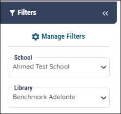 Manage My Library Filters